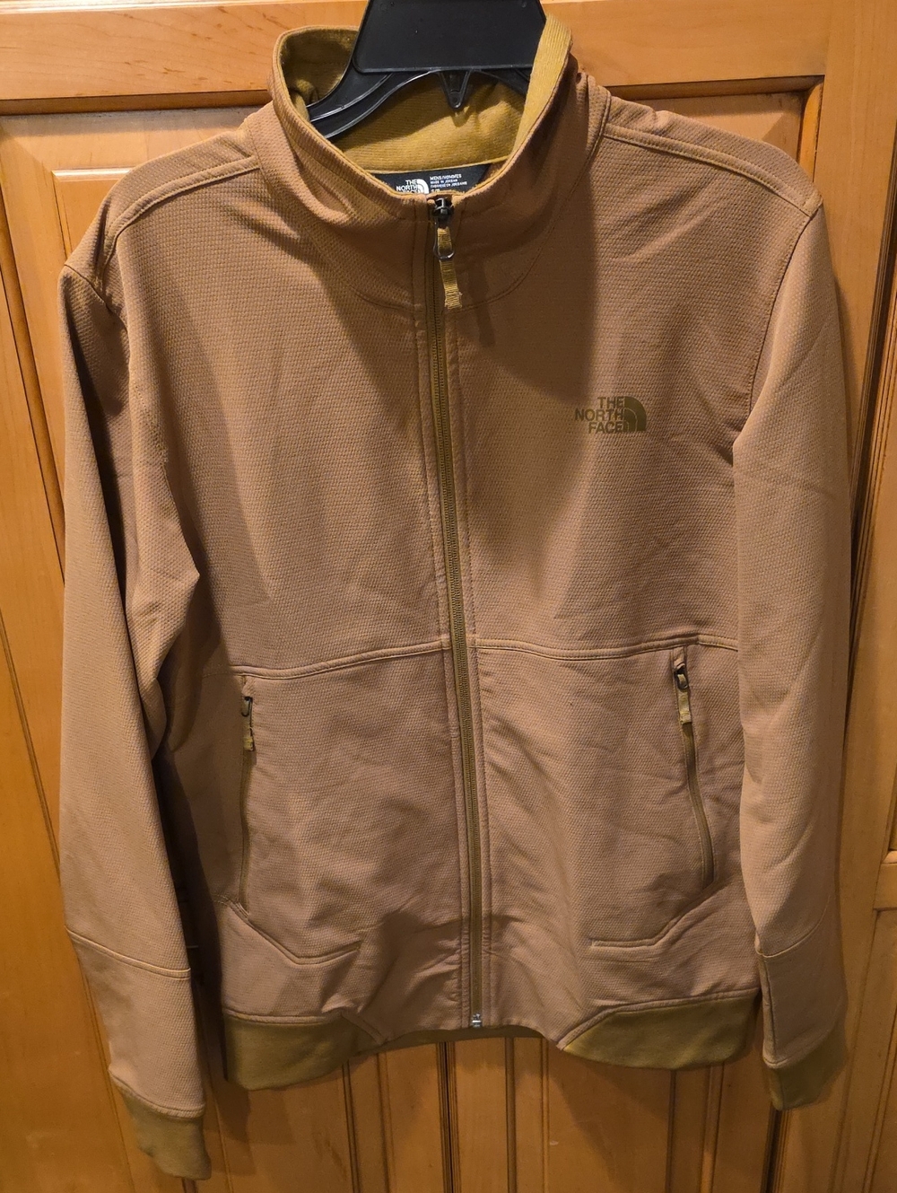 The North Face Men's Tan Lightweight Zip-Front Jacket